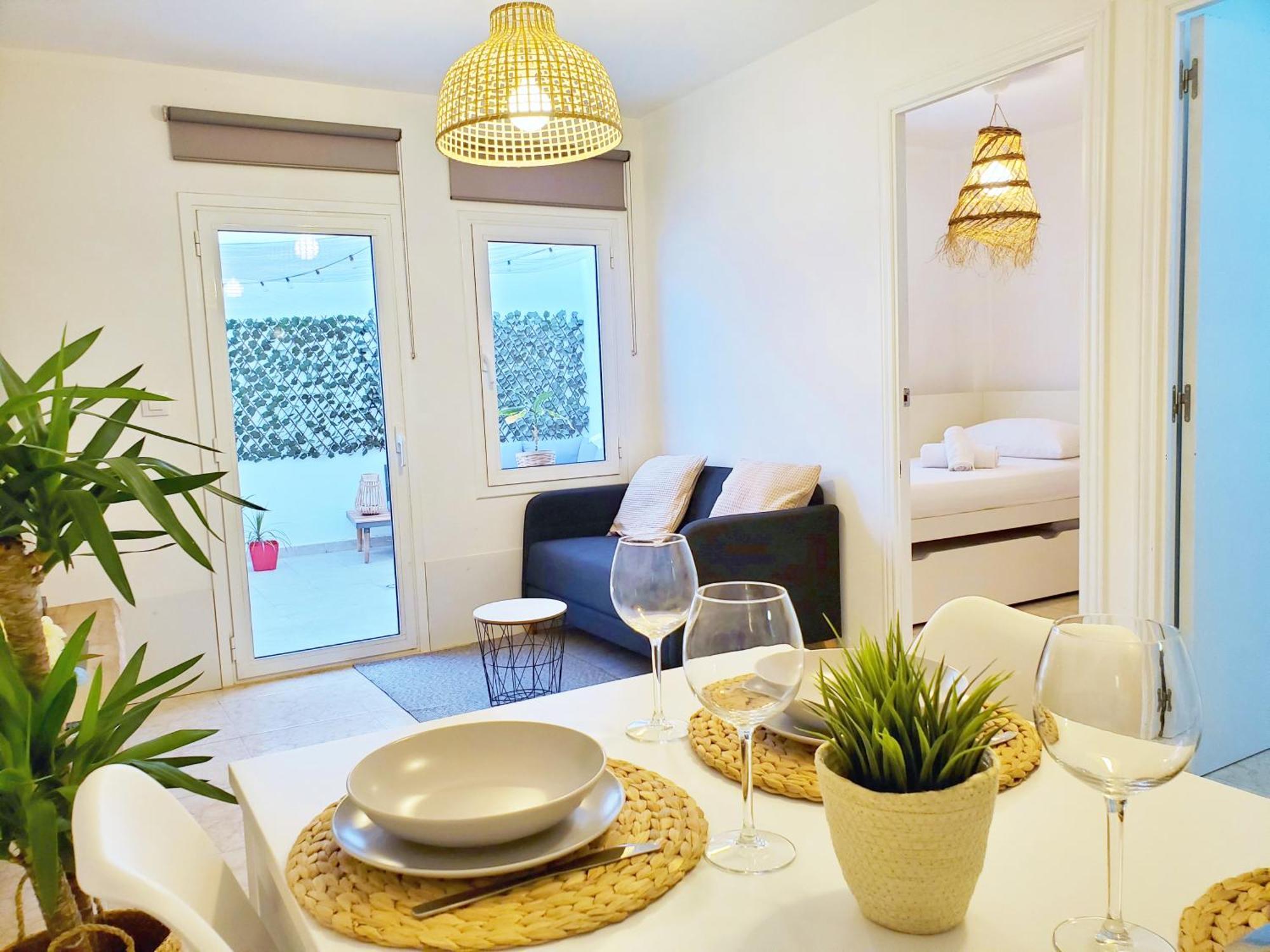 Apartamento Centrico Con Patio Privado タラゴナ エクステリア 写真