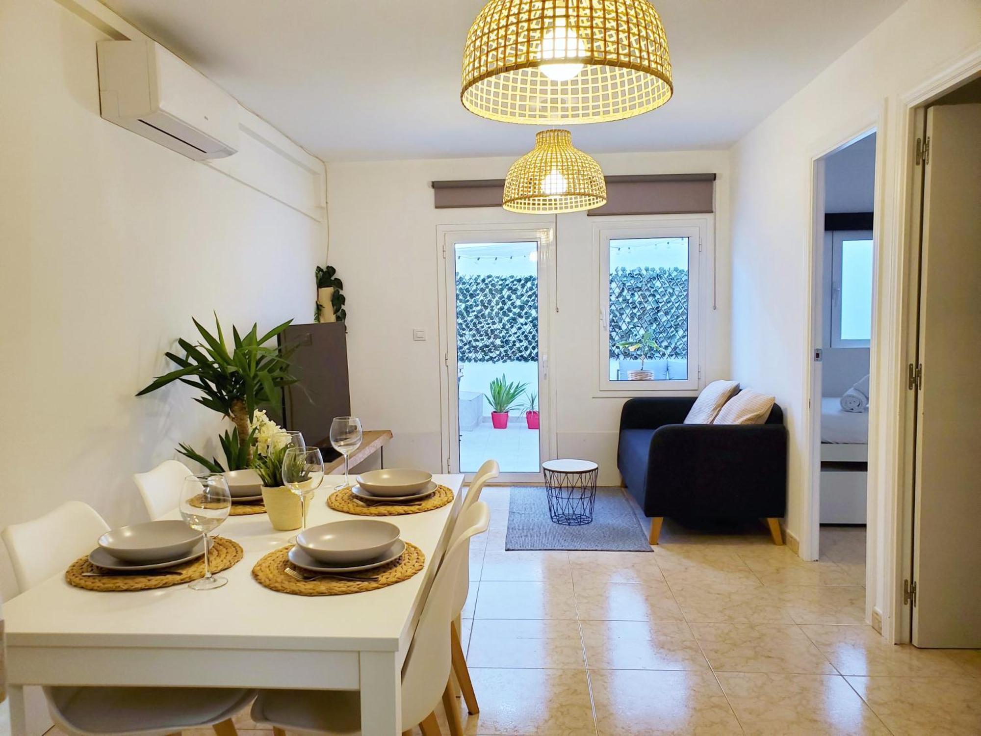 Apartamento Centrico Con Patio Privado タラゴナ エクステリア 写真